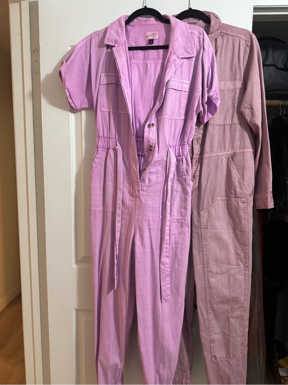 Light Lavender/pink Utility Jumpsuit